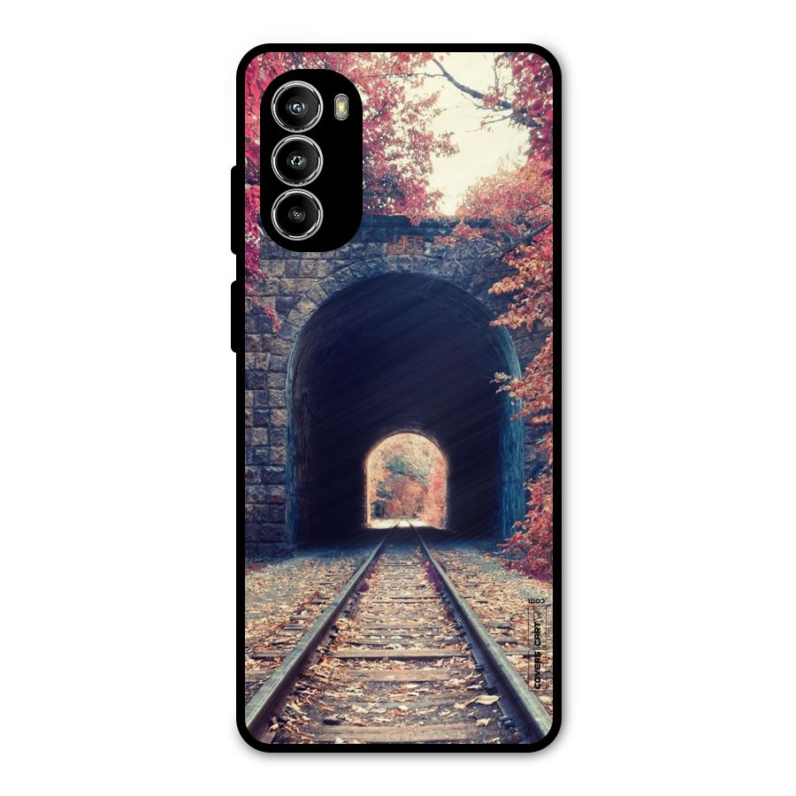 Beautiful Track Metal Back Case for Moto G52