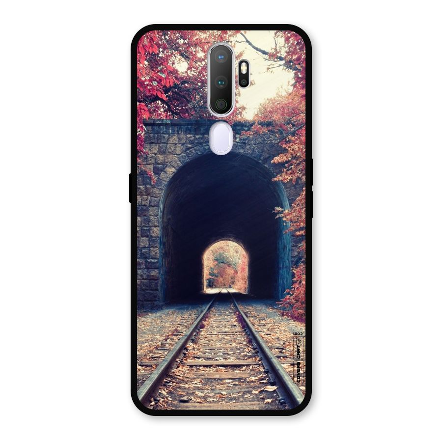 Beautiful Track Metal Back Case for Oppo A5 (2020)
