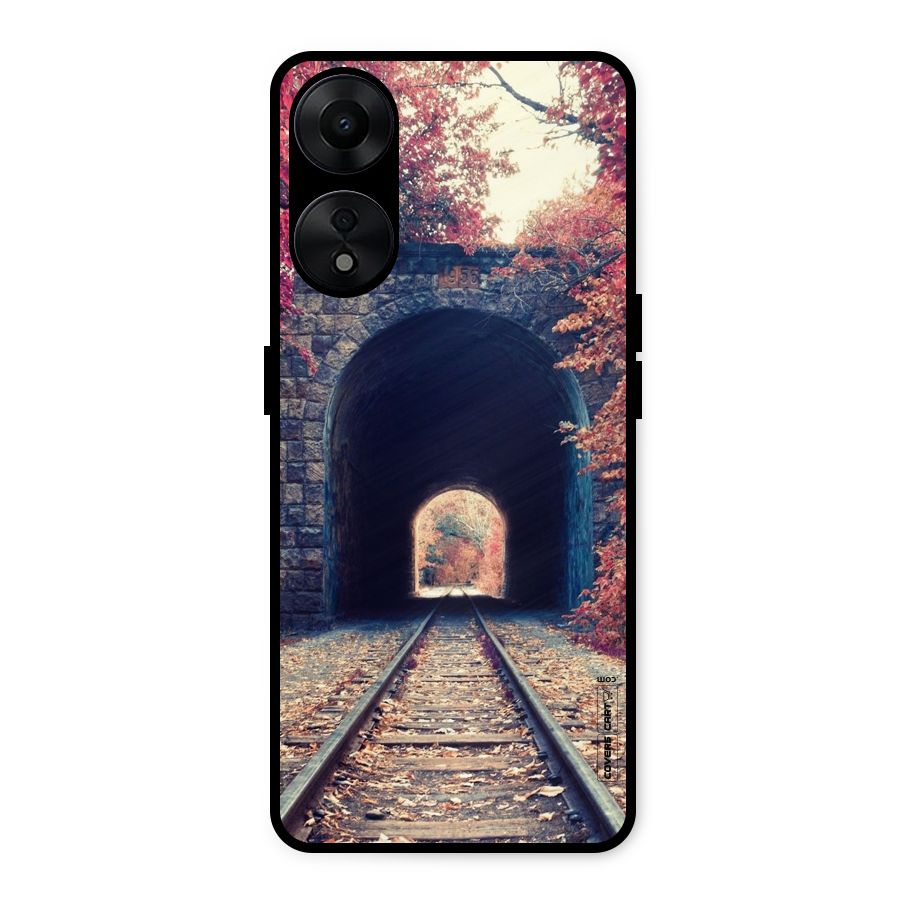 Beautiful Track Metal Back Case for Oppo A78 5G