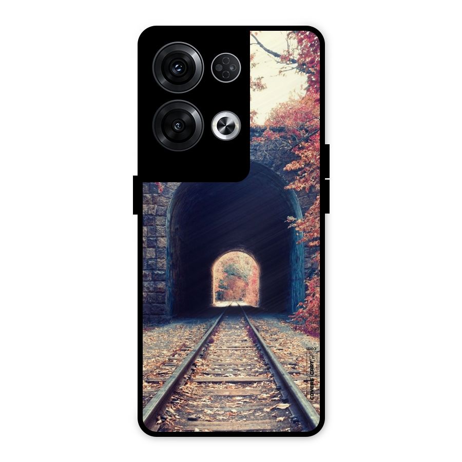 Beautiful Track Metal Back Case for Oppo Reno8 Pro 5G