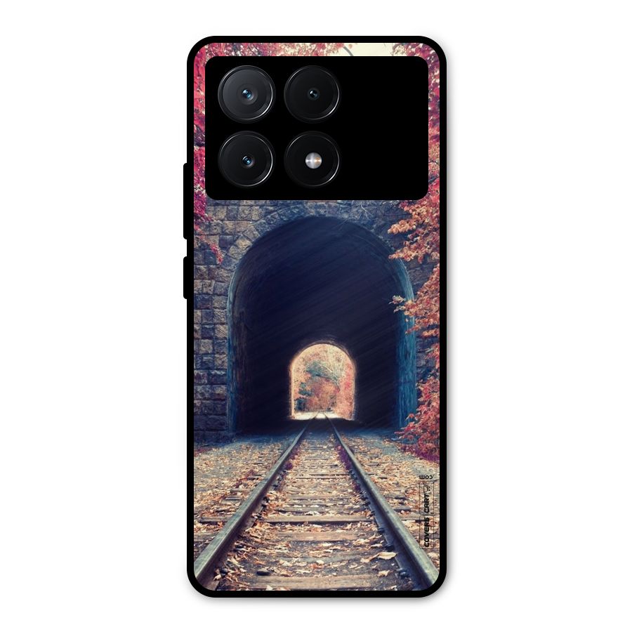 Beautiful Track Metal Back Case for Poco X6 Pro