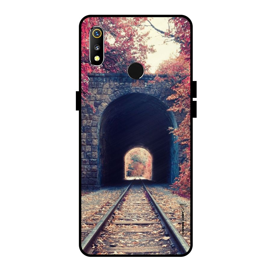 Beautiful Track Metal Back Case for Realme 3
