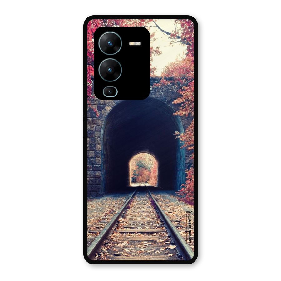 Beautiful Track Metal Back Case for Vivo V25 Pro