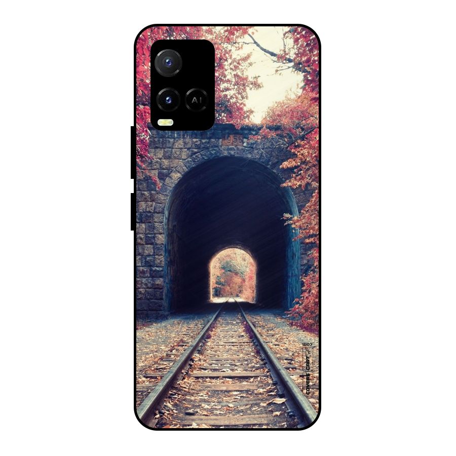 Beautiful Track Metal Back Case for Vivo Y21