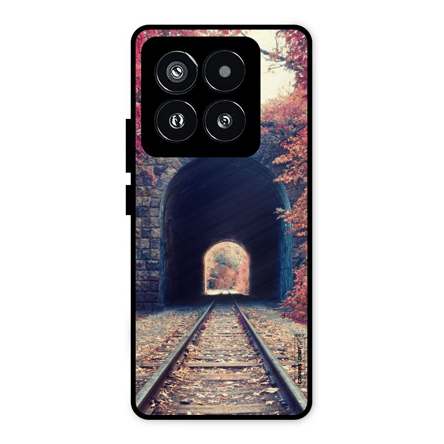 Beautiful Track Metal Back Case for Xiaomi 14 Pro