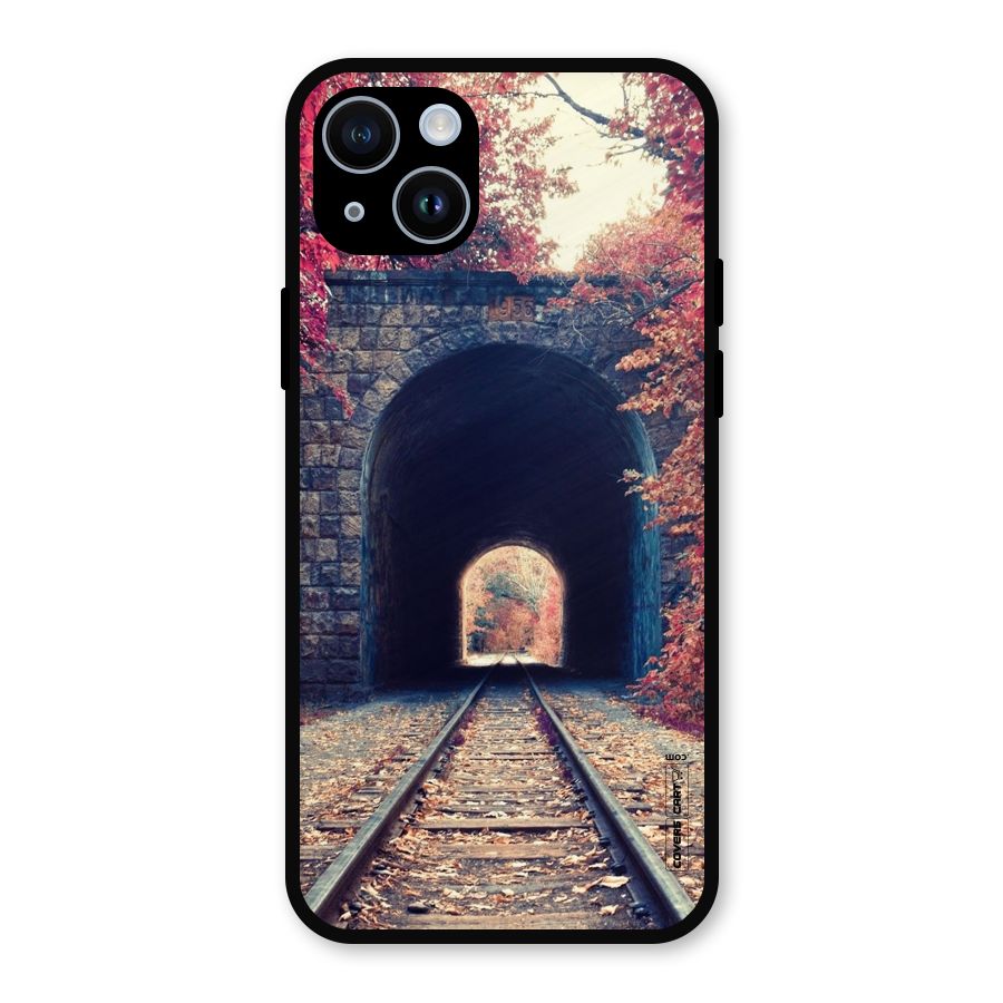 Beautiful Track Metal Back Case for iPhone 14