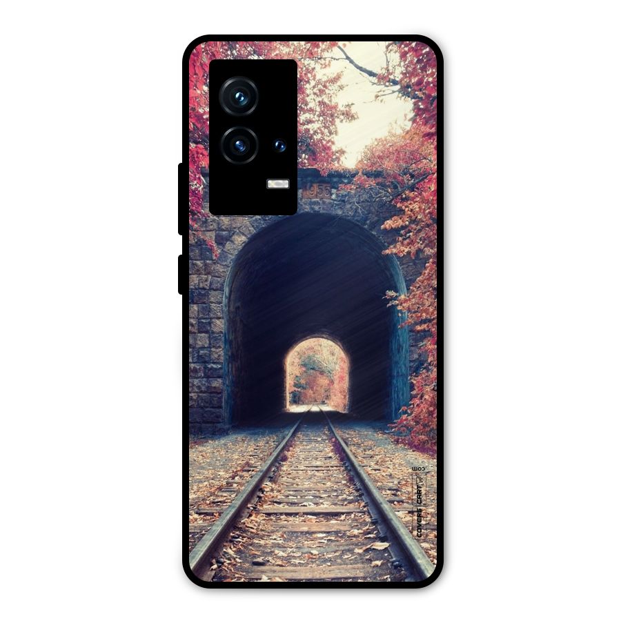 Beautiful Track Metal Back Case for iQOO 9 5G