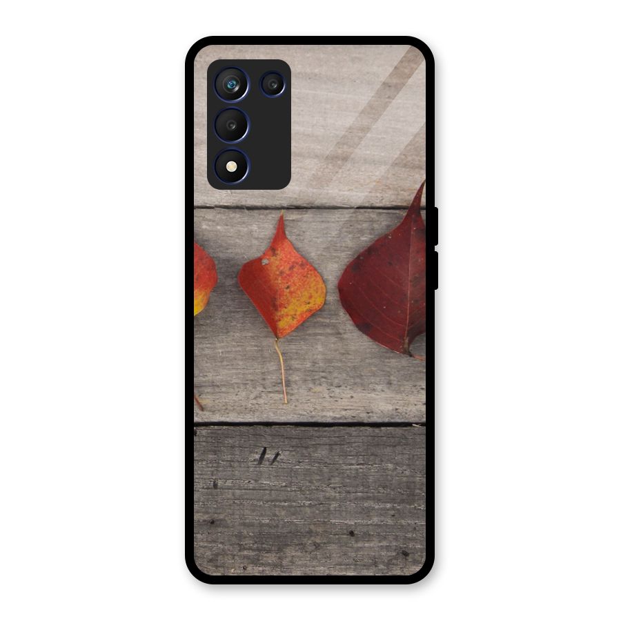 Beautiful Wood Leafs Glass Back Case for Realme 9 5G Speed