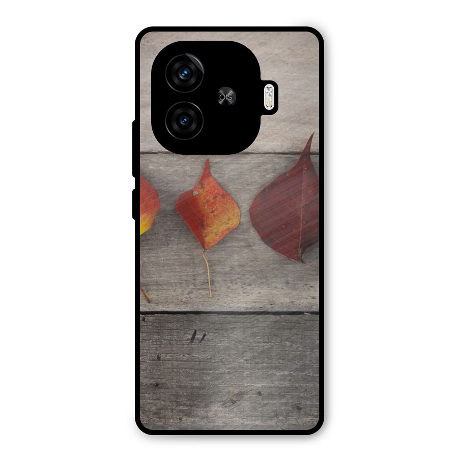 Beautiful Wood Leafs Metal Back Case for iQOO Neo 10R