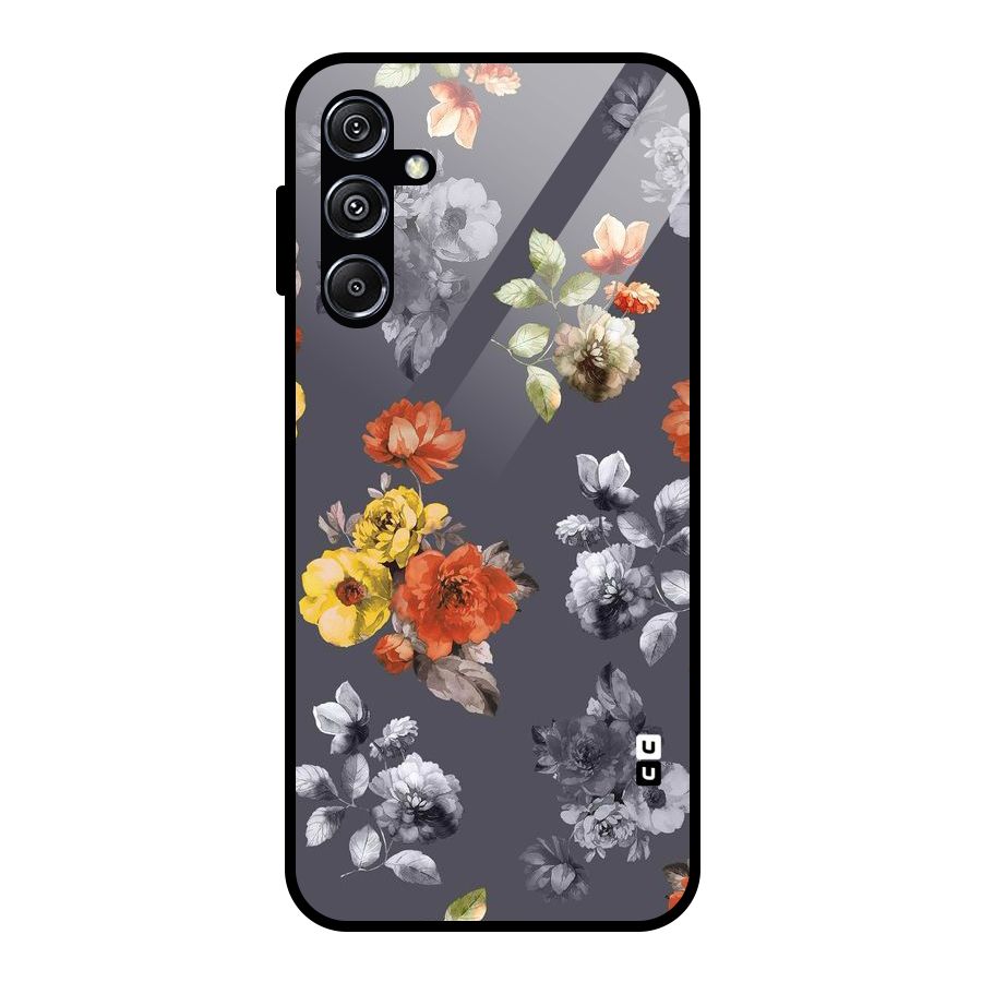 Beauty Art Bloom Glass Back Case for Galaxy M34 5G