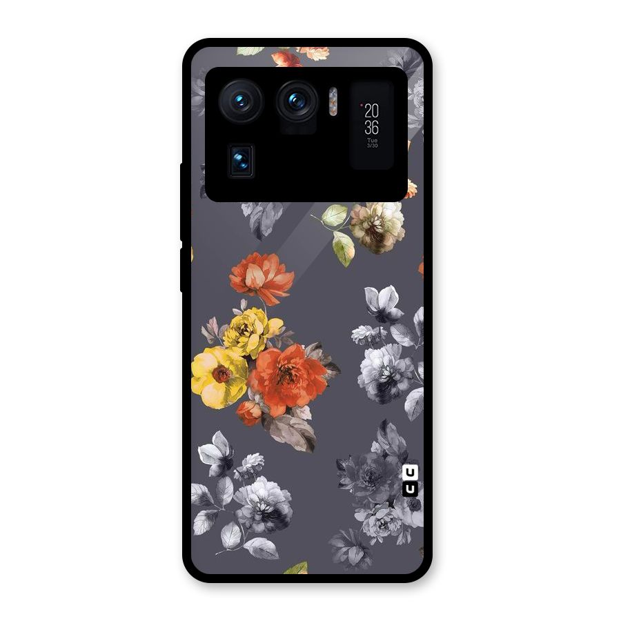Beauty Art Bloom Glass Back Case for Mi 11 Ultra