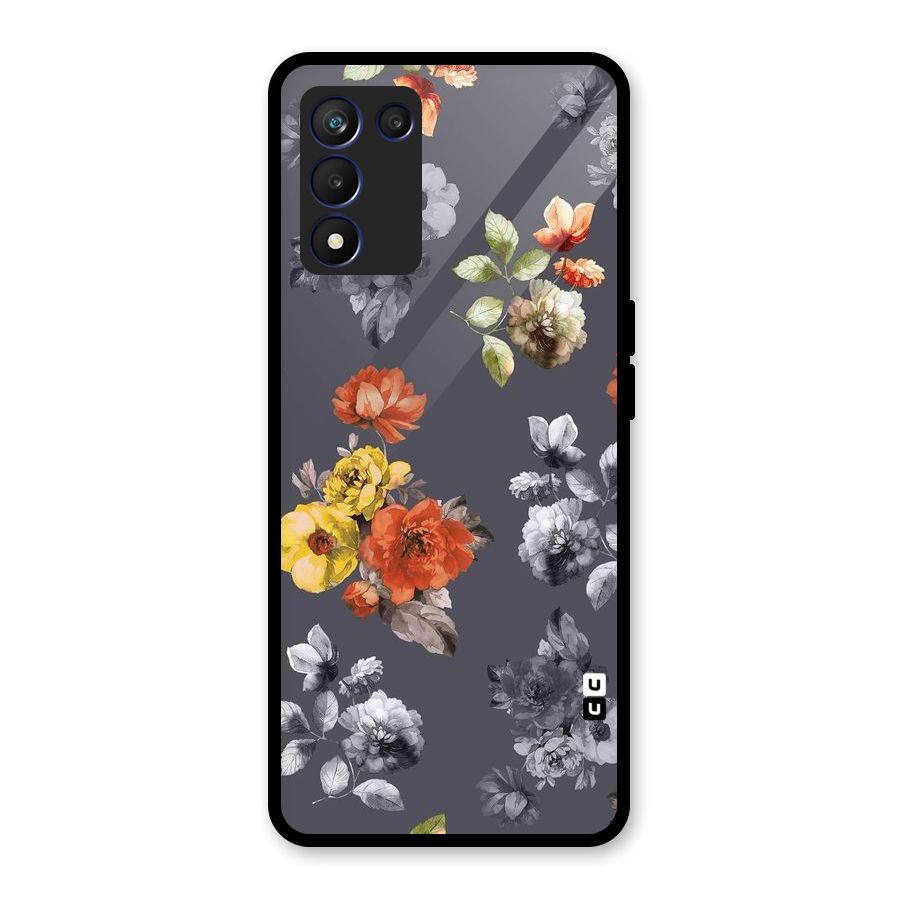 Beauty Art Bloom Glass Back Case for Realme 9 5G Speed