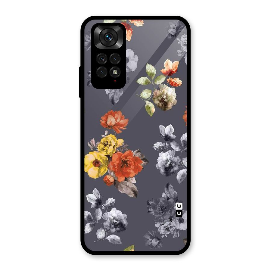 Beauty Art Bloom Glass Back Case for Redmi Note 11S