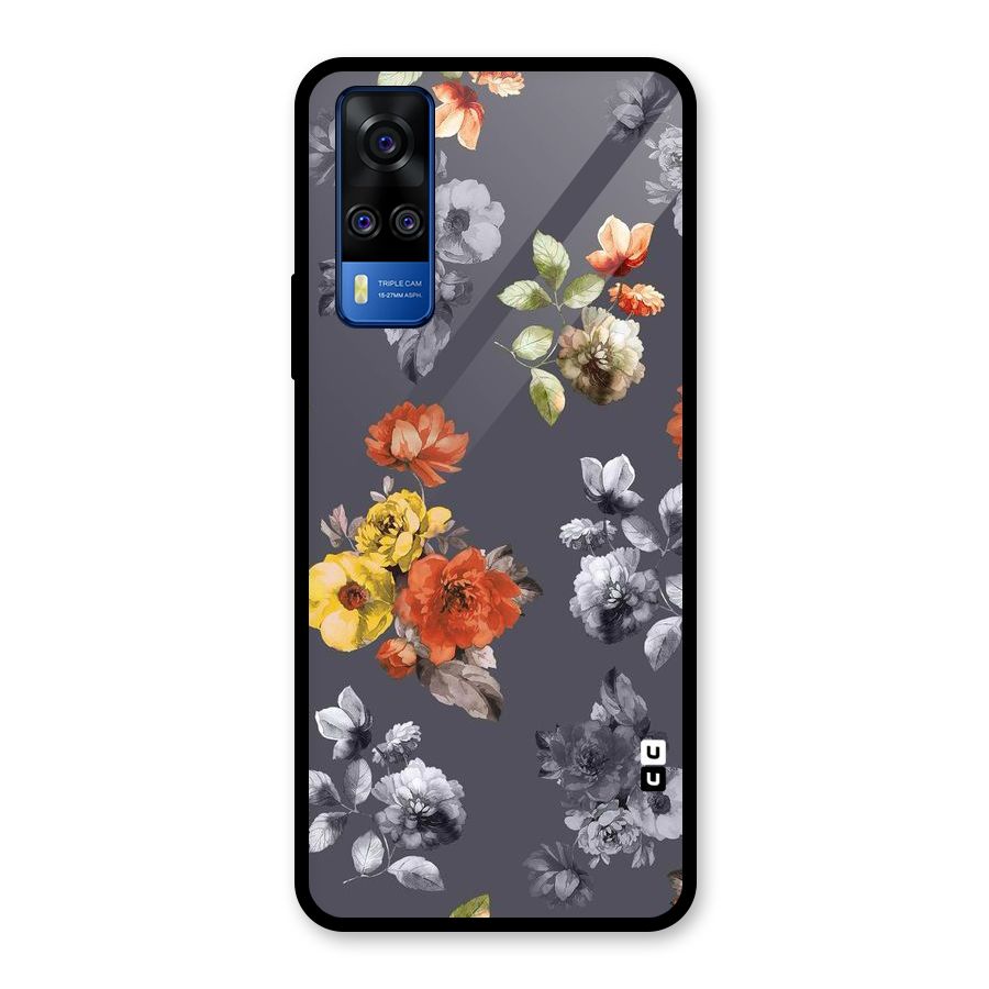 Beauty Art Bloom Glass Back Case for Vivo Y31