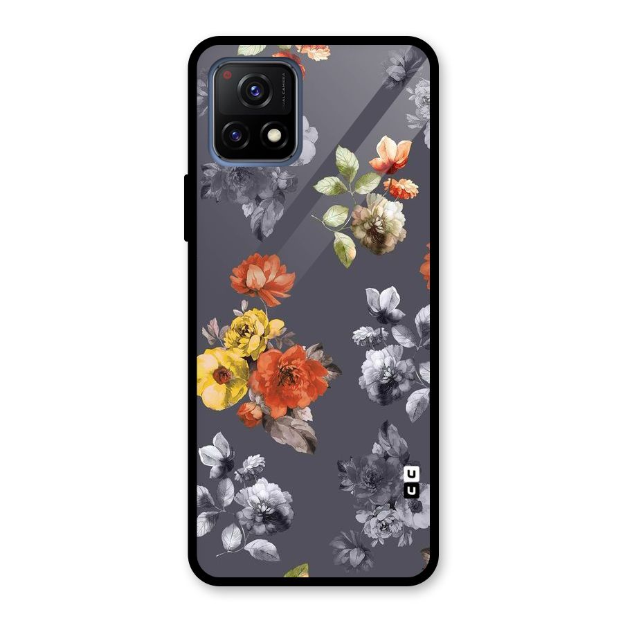 Beauty Art Bloom Glass Back Case for Vivo Y72 5G