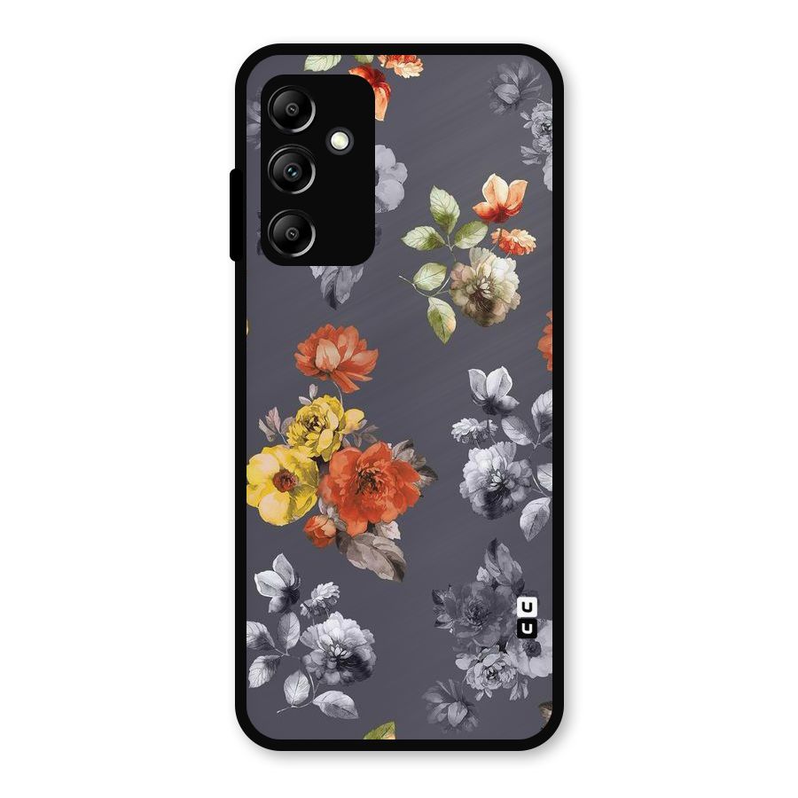 Beauty Art Bloom Metal Back Case for Galaxy A14 5G