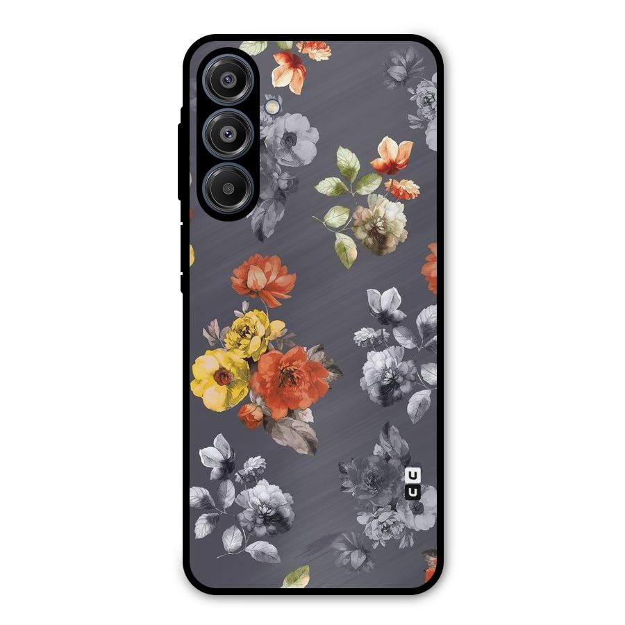 Beauty Art Bloom Metal Back Case for Galaxy A16 5G
