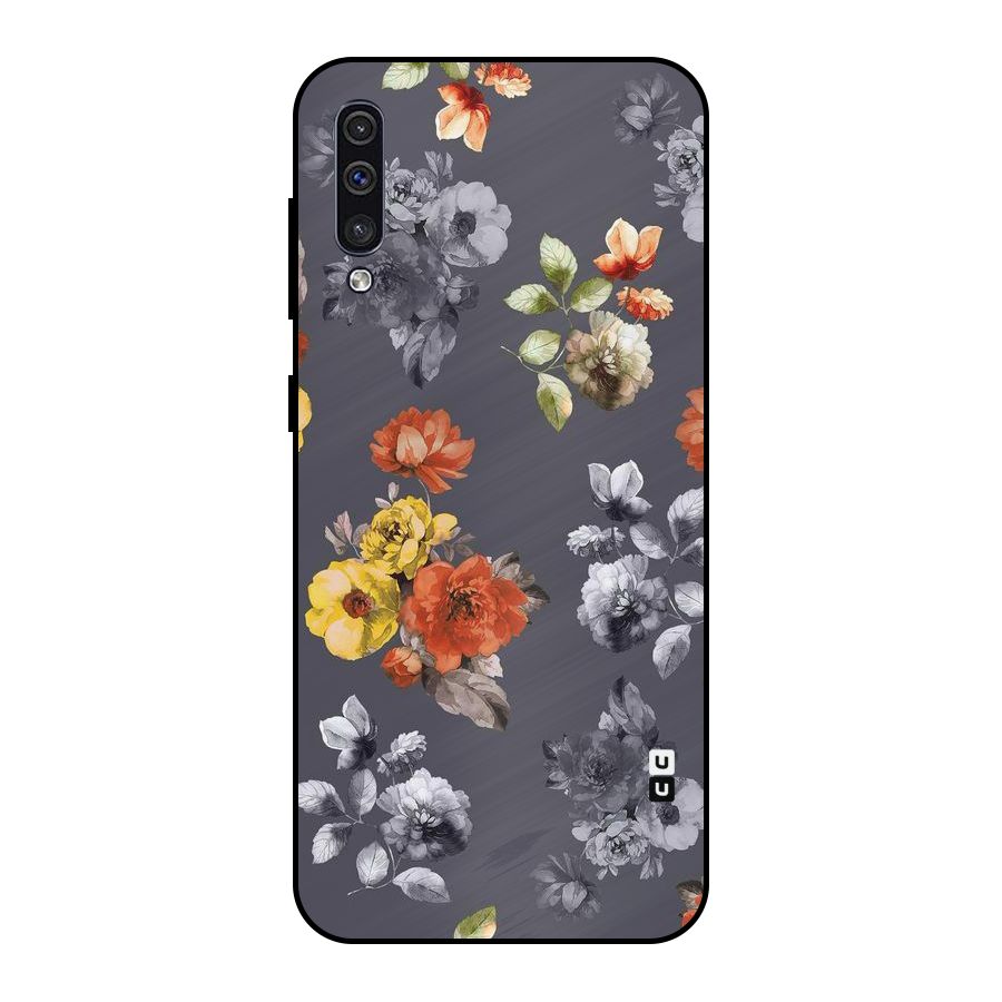 Beauty Art Bloom Metal Back Case for Galaxy A30s