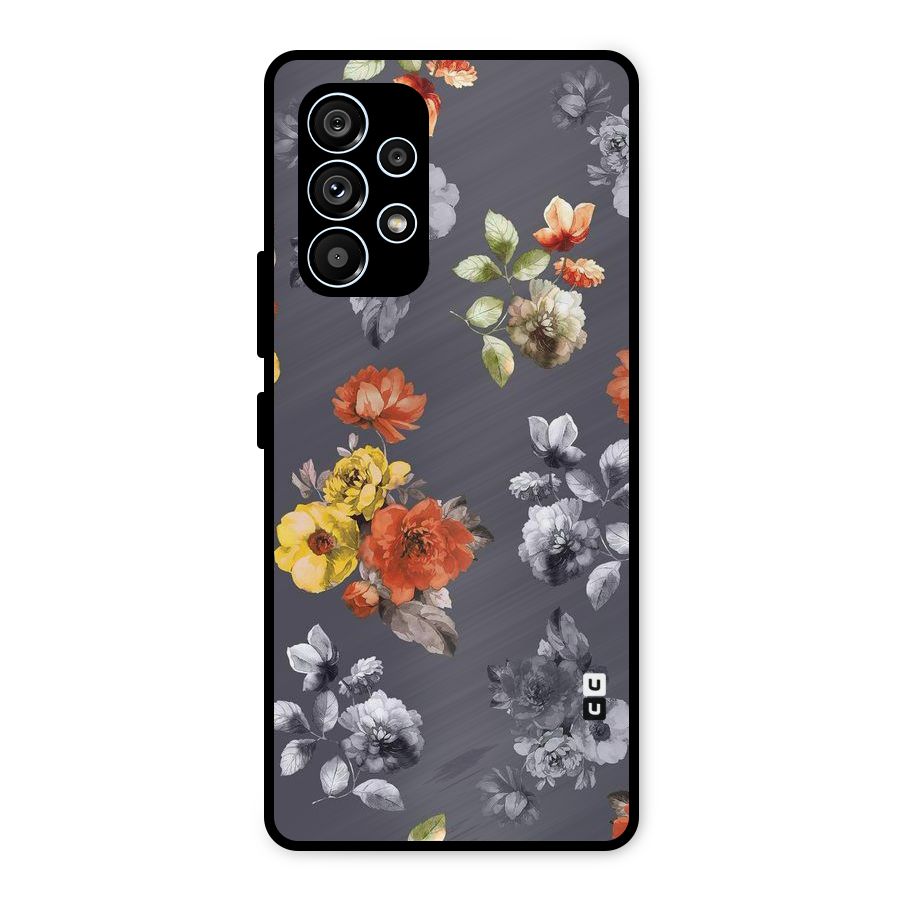 Beauty Art Bloom Metal Back Case for Galaxy A53 5G