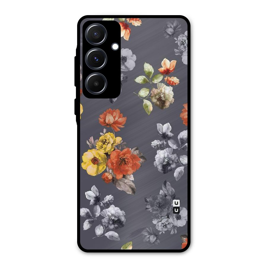 Beauty Art Bloom Metal Back Case for Galaxy A55