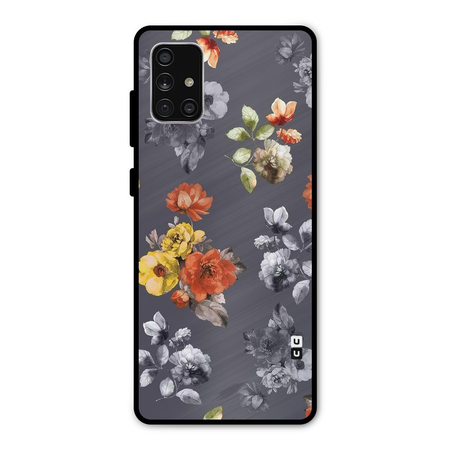 Beauty Art Bloom Metal Back Case for Galaxy A71
