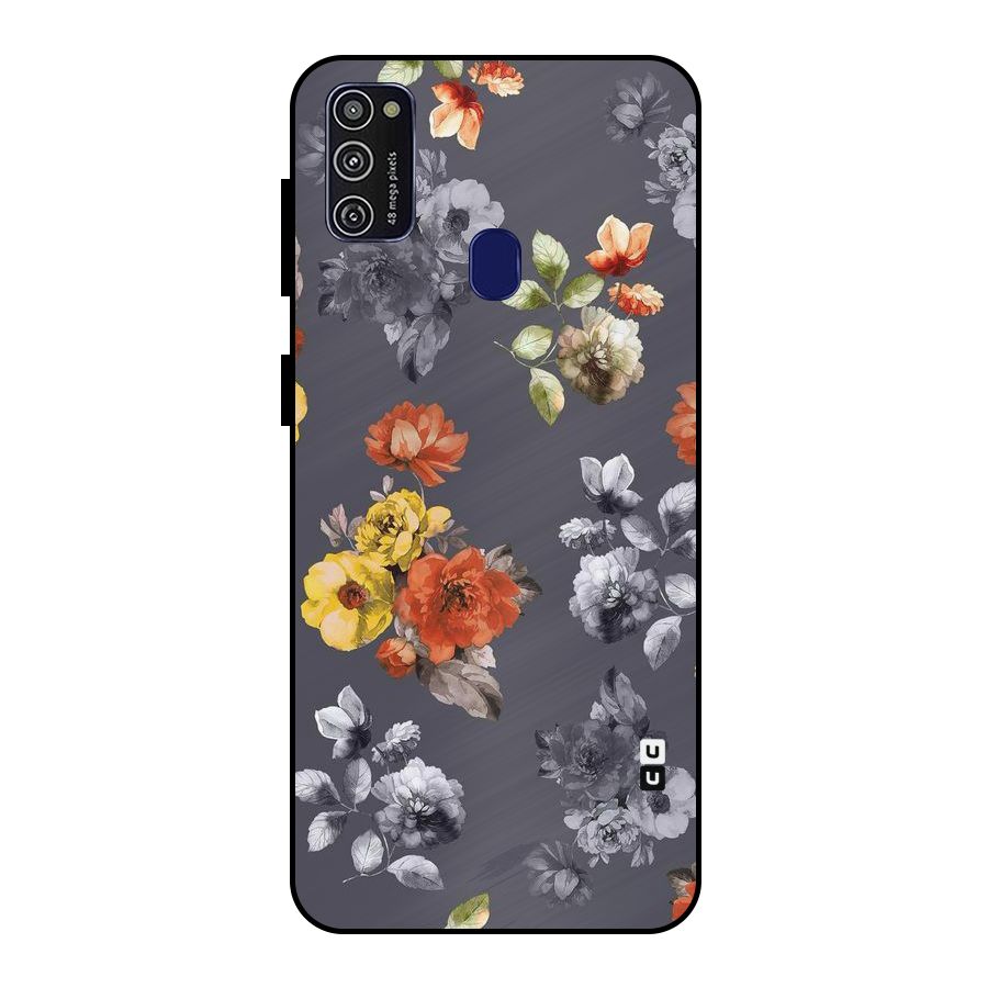 Beauty Art Bloom Metal Back Case for Galaxy M30s