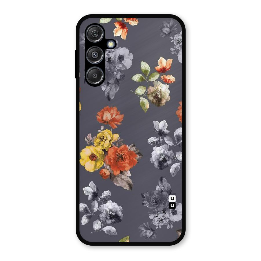 Beauty Art Bloom Metal Back Case for Galaxy M34 5G