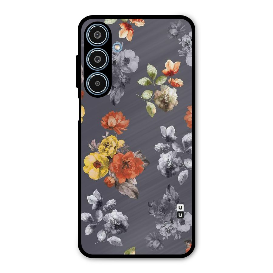 Beauty Art Bloom Metal Back Case for Galaxy M35