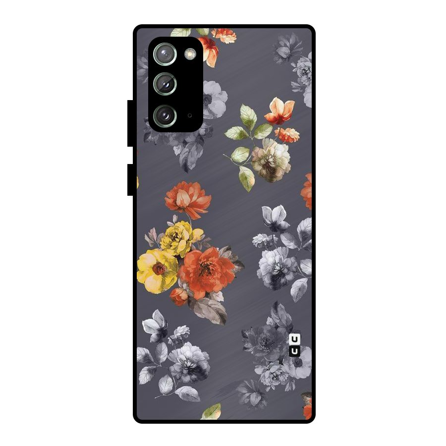 Beauty Art Bloom Metal Back Case for Galaxy Note 20