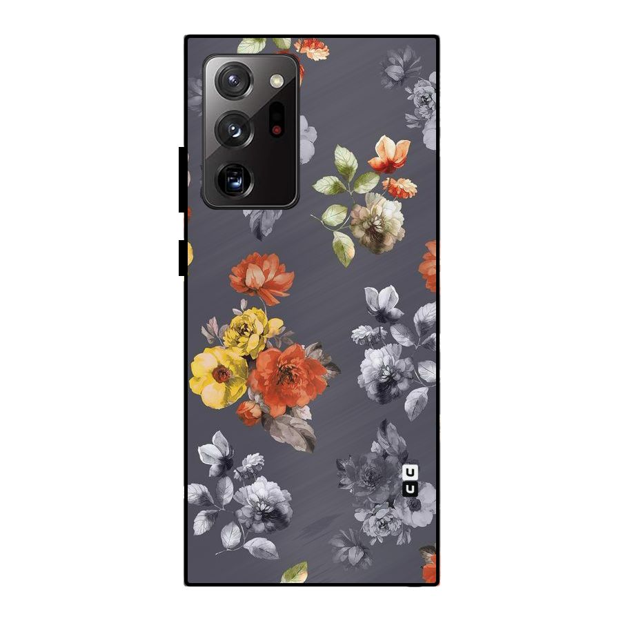 Beauty Art Bloom Metal Back Case for Galaxy Note 20 Ultra