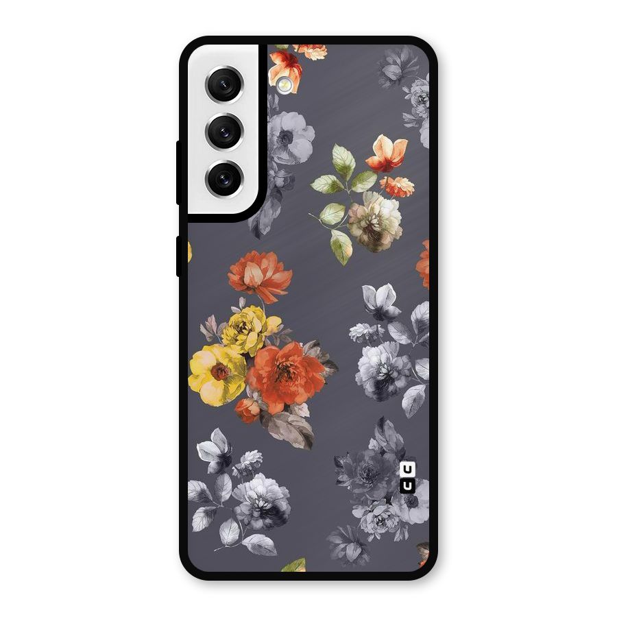 Beauty Art Bloom Metal Back Case for Galaxy S21 FE 5G