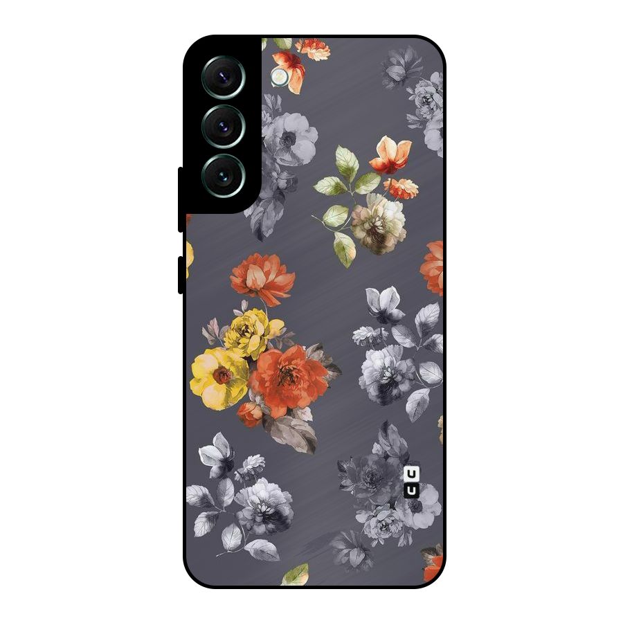 Beauty Art Bloom Metal Back Case for Galaxy S22 Plus 5G