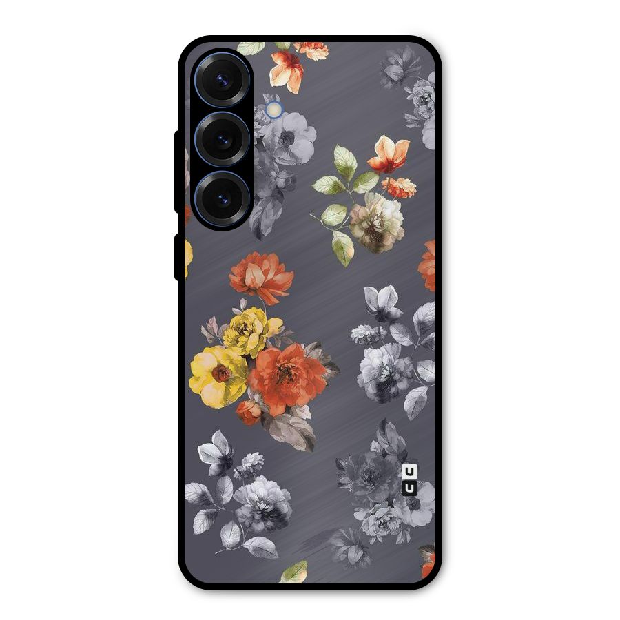 Beauty Art Bloom Metal Back Case for Galaxy S25 Plus