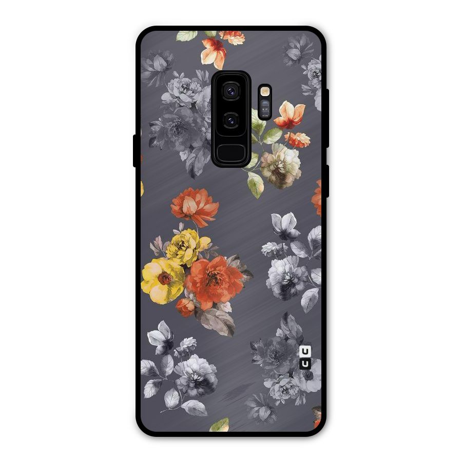 Beauty Art Bloom Metal Back Case for Galaxy S9 Plus