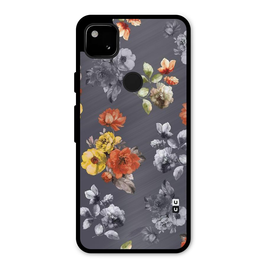 Beauty Art Bloom Metal Back Case for Google Pixel 4a