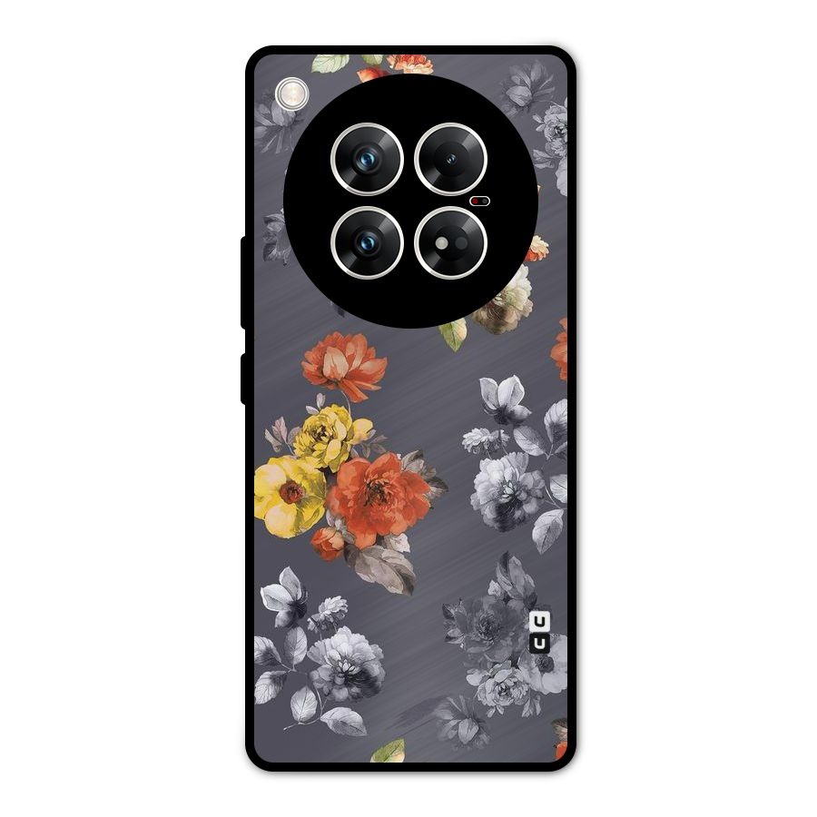 Beauty Art Bloom Metal Back Case for Infinix Zero 40 5G