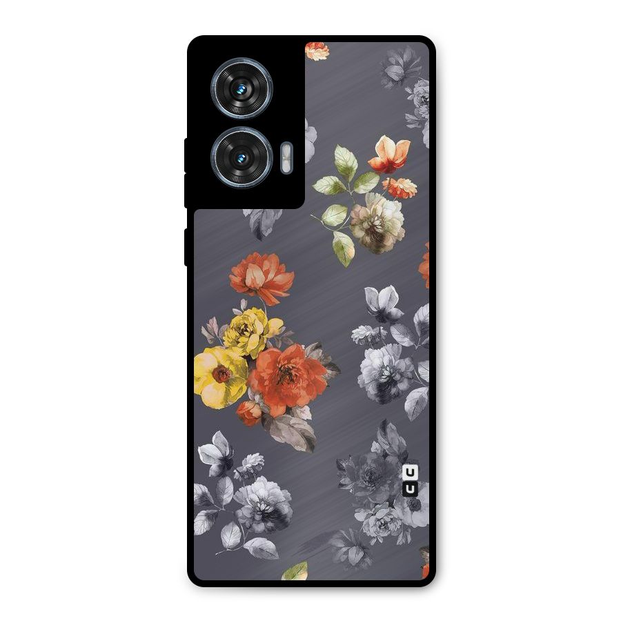 Beauty Art Bloom Metal Back Case for Motorola Edge 50 Fusion