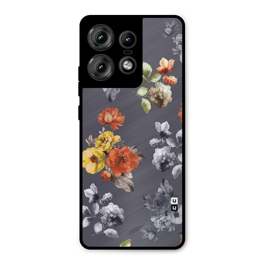 Beauty Art Bloom Metal Back Case for Motorola Edge 50 Pro