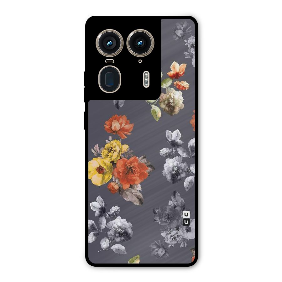 Beauty Art Bloom Metal Back Case for Motorola Edge 50 Ultra