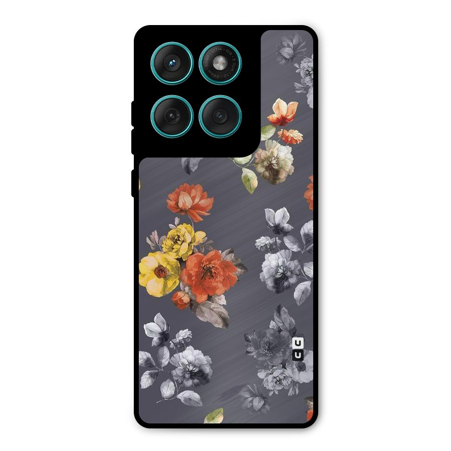 Beauty Art Bloom Metal Back Case for Motorola Edge 60 Fusion