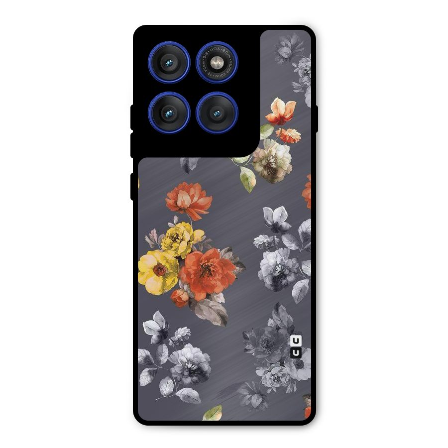 Beauty Art Bloom Metal Back Case for Motorola Edge 60 Pro