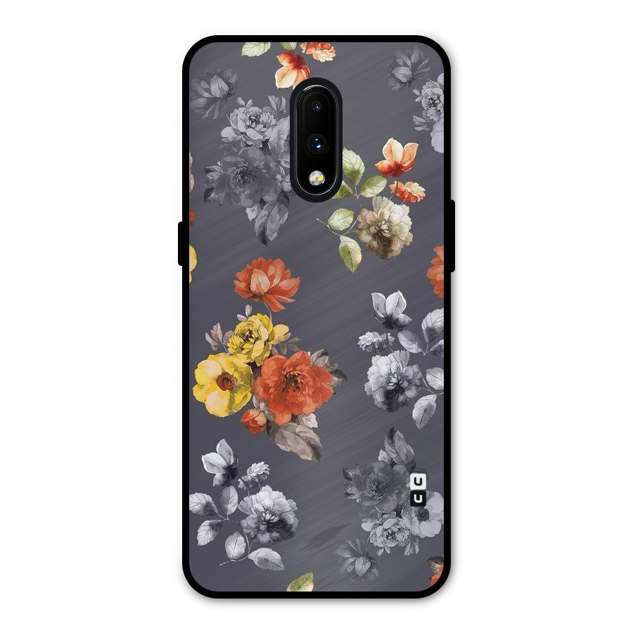 Beauty Art Bloom Metal Back Case for OnePlus 7