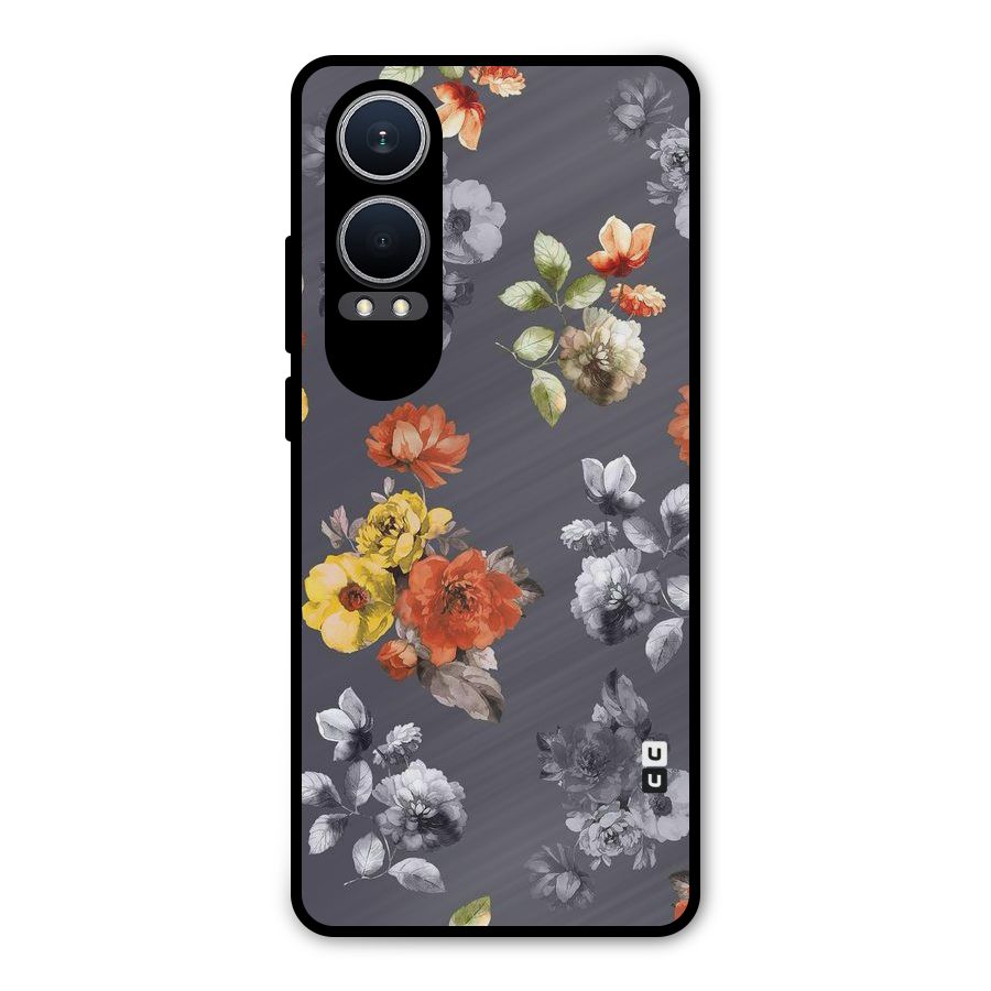 Beauty Art Bloom Metal Back Case for OnePlus Nord CE4 Lite