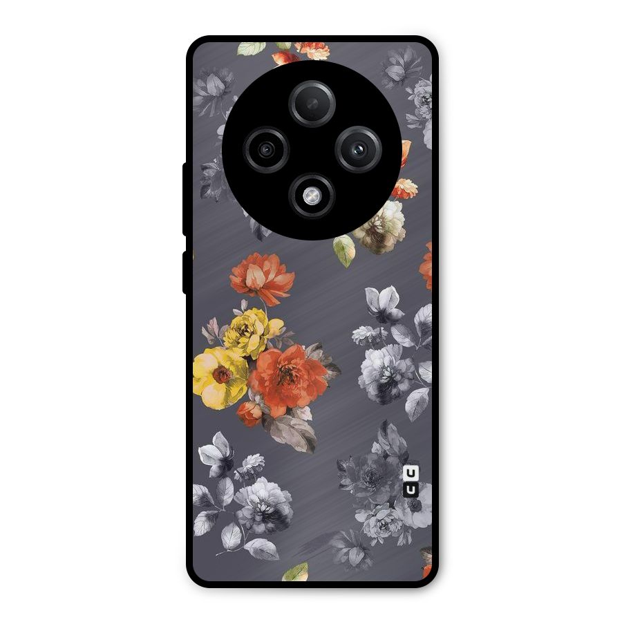Beauty Art Bloom Metal Back Case for Oppo F27 Pro Plus
