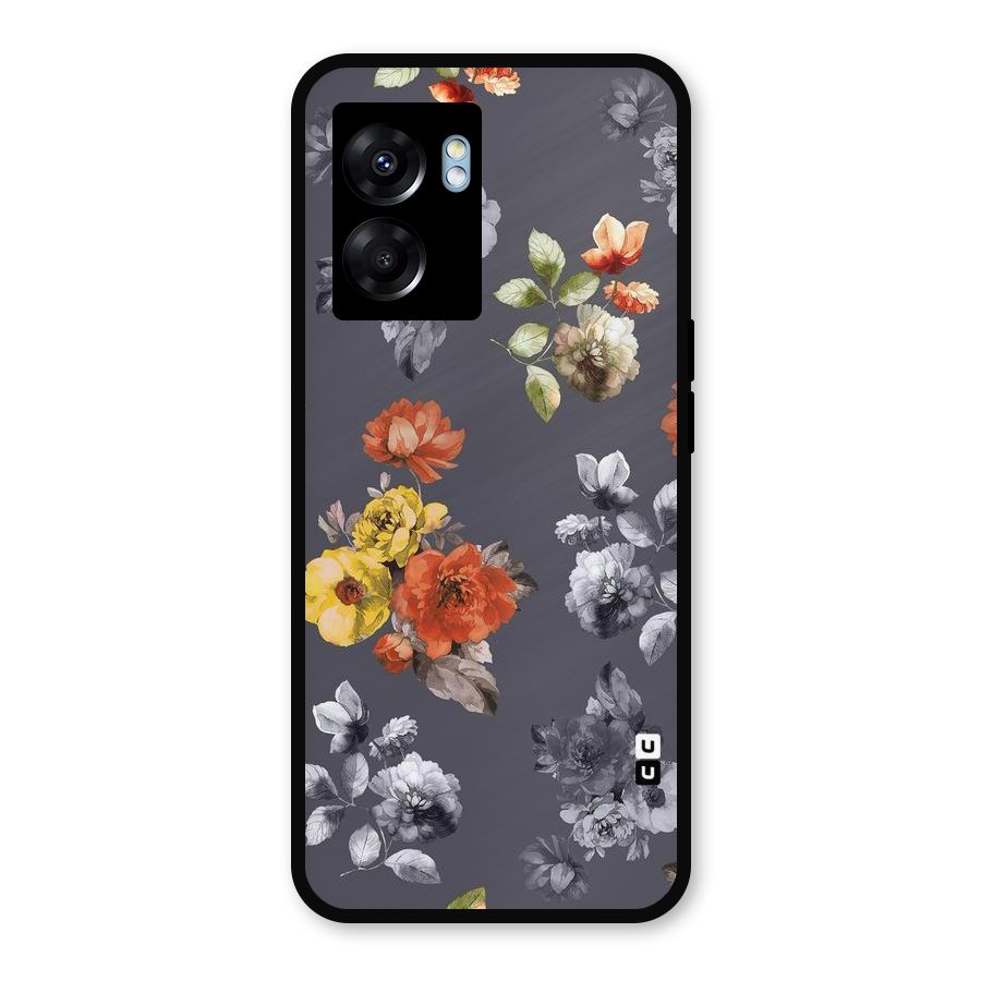 Beauty Art Bloom Metal Back Case for Oppo K10 (5G)