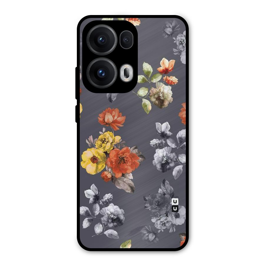 Beauty Art Bloom Metal Back Case for Oppo Reno13 Pro