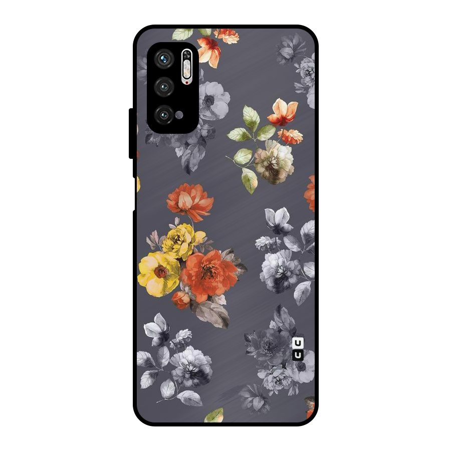 Beauty Art Bloom Metal Back Case for Poco M3 Pro 5G