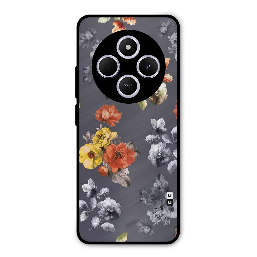 Beauty Art Bloom Metal Back Case for Poco M7