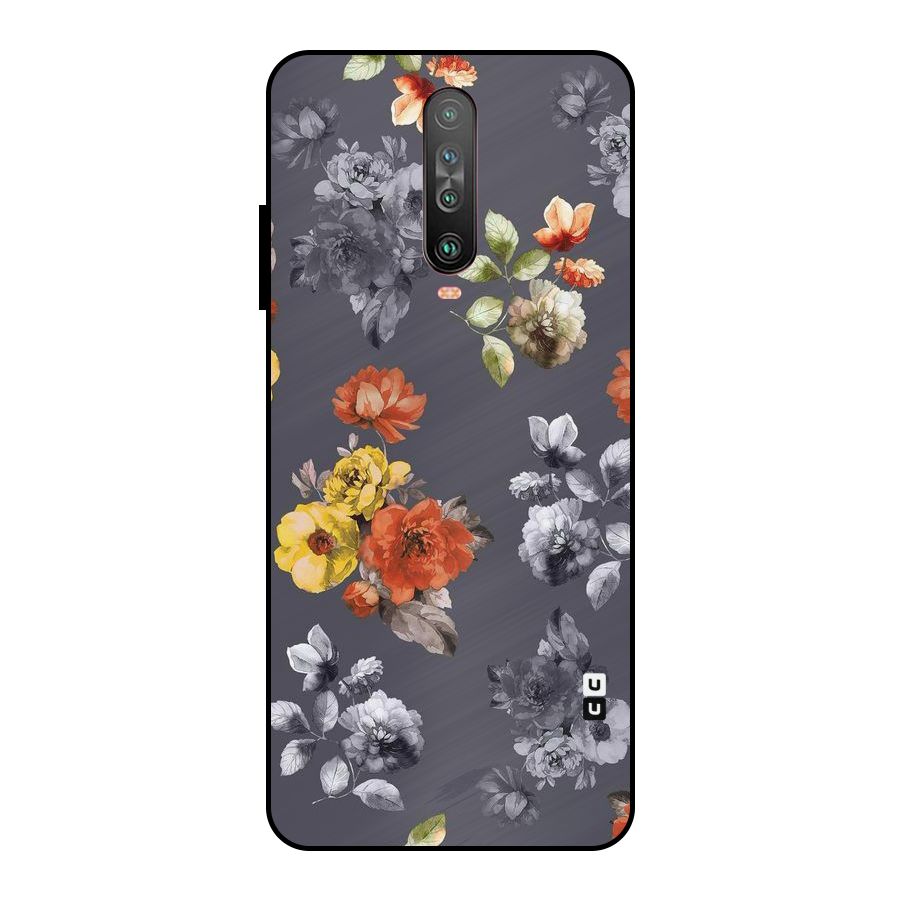 Beauty Art Bloom Metal Back Case for Poco X2
