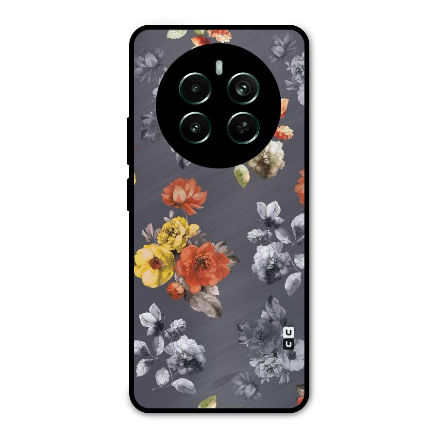 Beauty Art Bloom Metal Back Case for Realme 12 Pro Plus